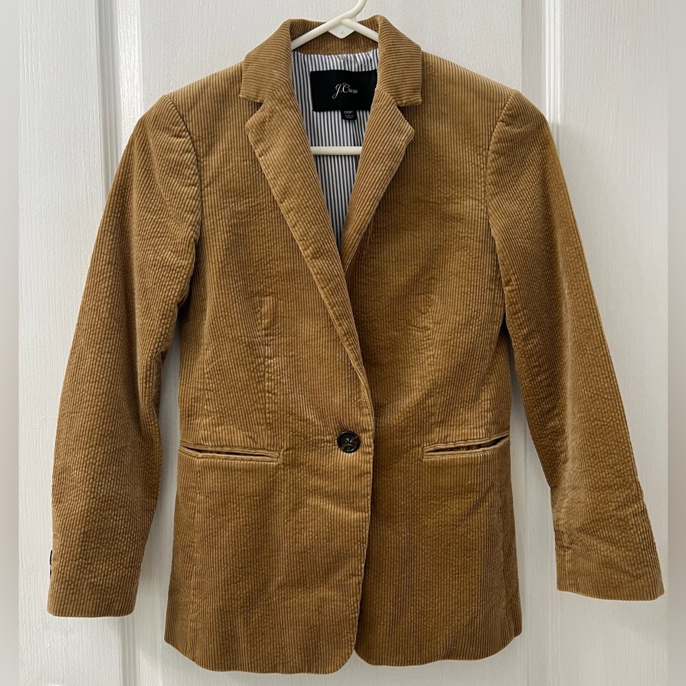 J. Crew Soft Corduroy Jacket (Size 00P)